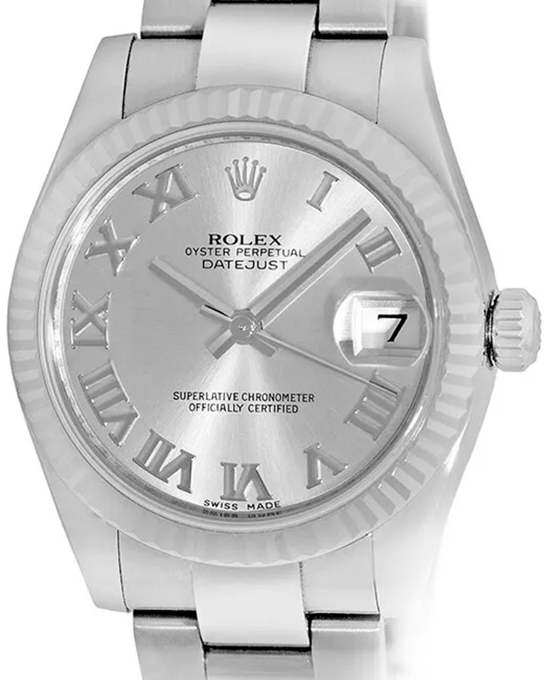 2018 Rolex Datejust 31MM Silver Dial Oyster Bracelet (178274)