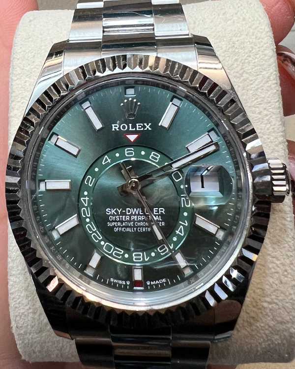 2023 Rolex Sky-Dweller 42MM Mint Green Dial Oyster Bracelet (336934)