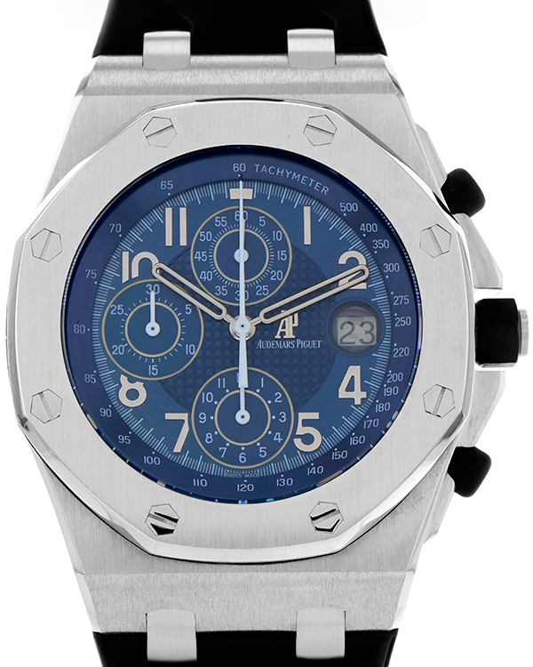 2005 Audemars Piguet Royal Oak Offshore "Pride of Russia" 42MM Blue Dial Rubber Strap (26061BC.OO.D028CR.01)