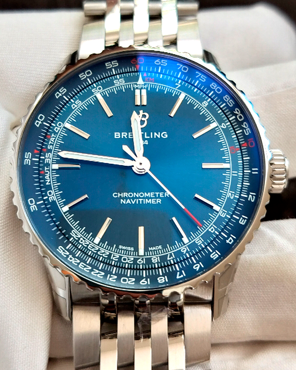 2024 Breitling Navitimer Automatic 41MM Blue Dial Steel Bracelet (A17329)