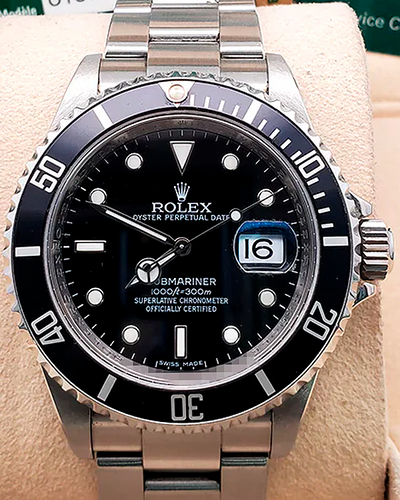 2010 Rolex Submariner Date 40MM Black Dial Oyster Bracelet (16610)