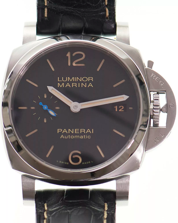 Panerai Luminor Marina 1950 3 Days 42MM Black Dial Leather Strap (PAM01392)