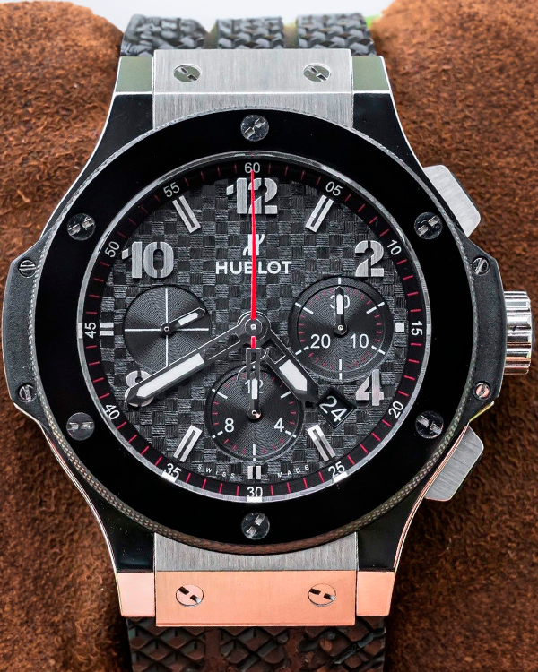 2015 Hublot Big Bang 44MM Black Dial Rubber Strap (301.SB.131.RX)