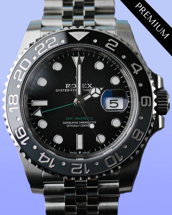 2024 Rolex GMT-Master II "Bruce Wayne" 40MM Black Dial Jubilee Bracelet (126710GRNR)