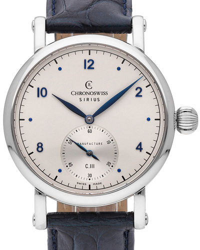 2024 Chronoswiss Sirius 40MM White Dial Leather Strap (CH-1023-BL)