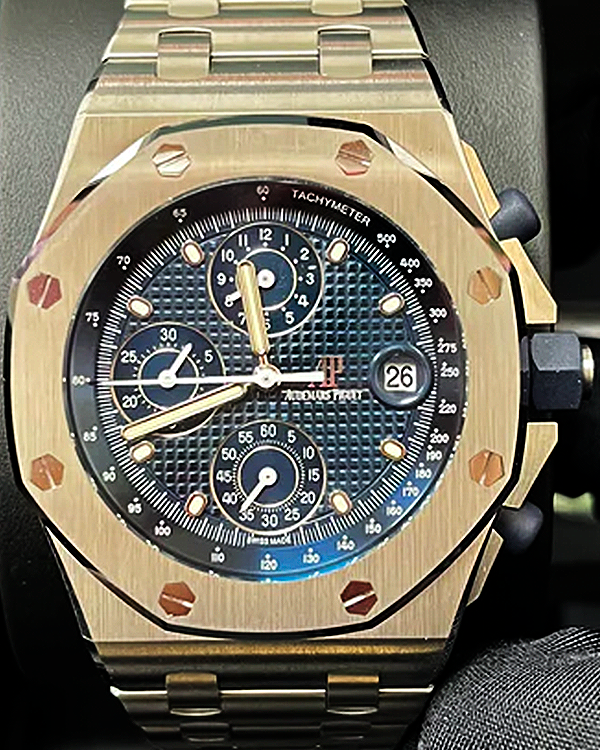 Audemars Piguet Royal Oak Offshore Chronograph 42MM Blue Dial Steel Bracelet (26238ST.OO.2000ST.01)