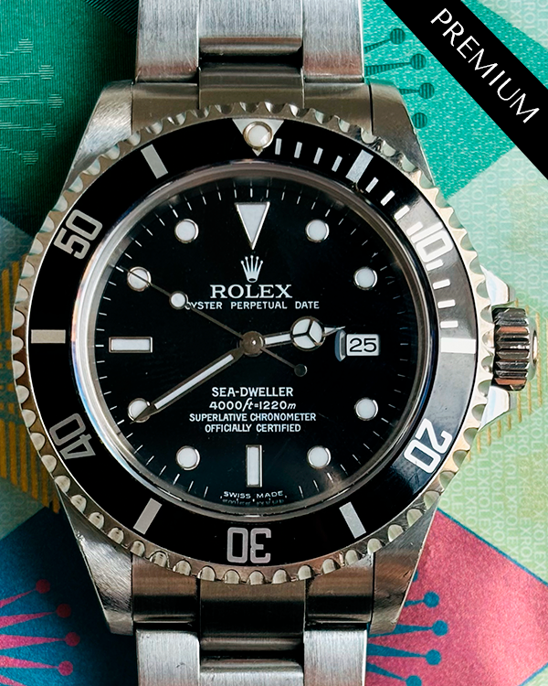 2004 (F Serial) Rolex Sea-Dweller 4000 40MM Black Dial Oyster Bracelet (16600)