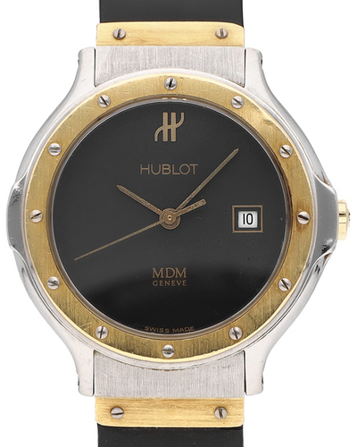 Hublot Classic MDM 25MM Quartz Black Dial Rubber Strap (1390)