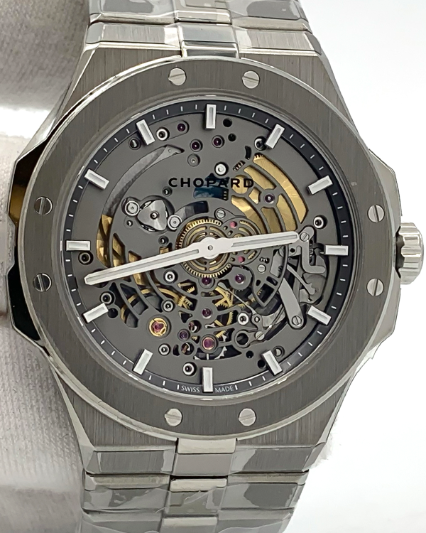 2024 Chopard Alpine Eagle 41MM Skeleton Dial Titanium Bracelet (298630-3001)