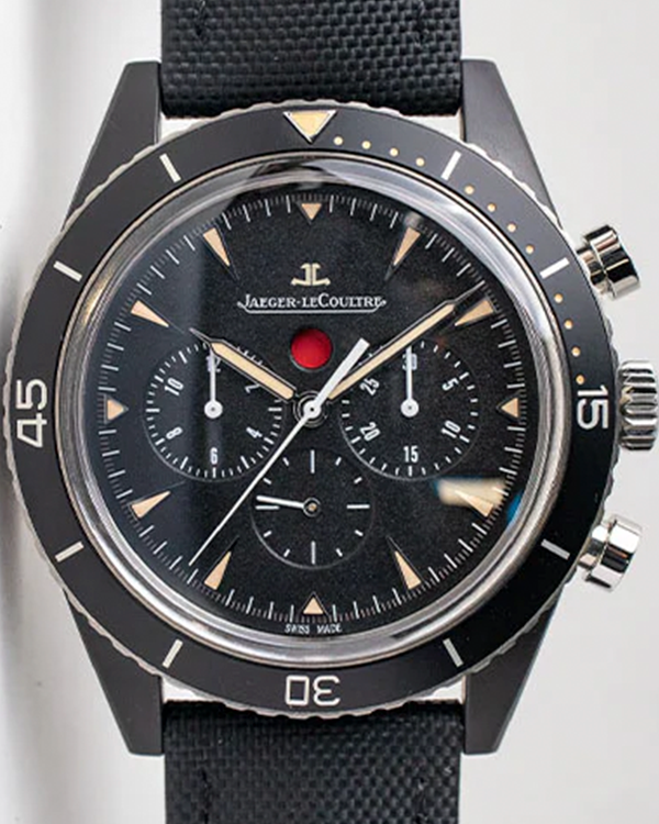 2015 Jaeger-LeCoultre Deep Sea Chronograph Special Edition 44MM Black Dial Textile Starp (Q208A57J)