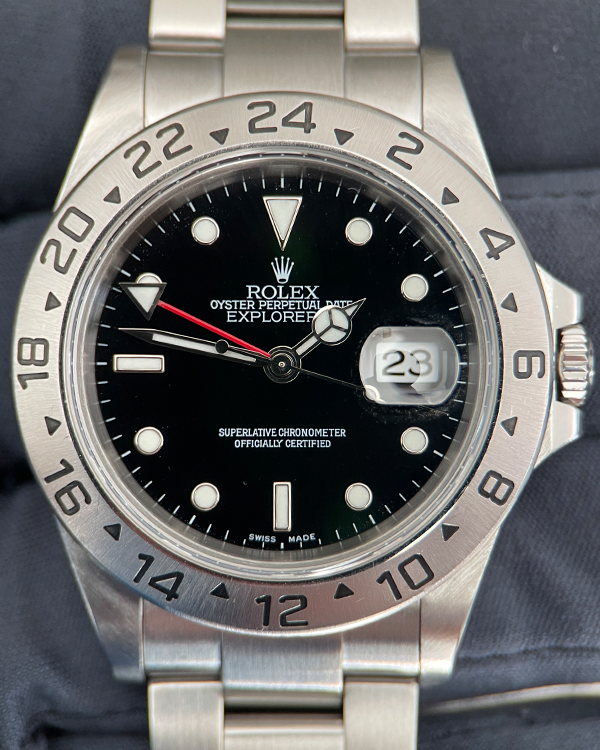 2003 (F Serial) Rolex Explorer ll 40MM Black Dial Oyster Bracelet (16570)