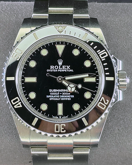 2023 Rolex Submariner No Date 41MM Black Dial Oyster Bracelet (124060)
