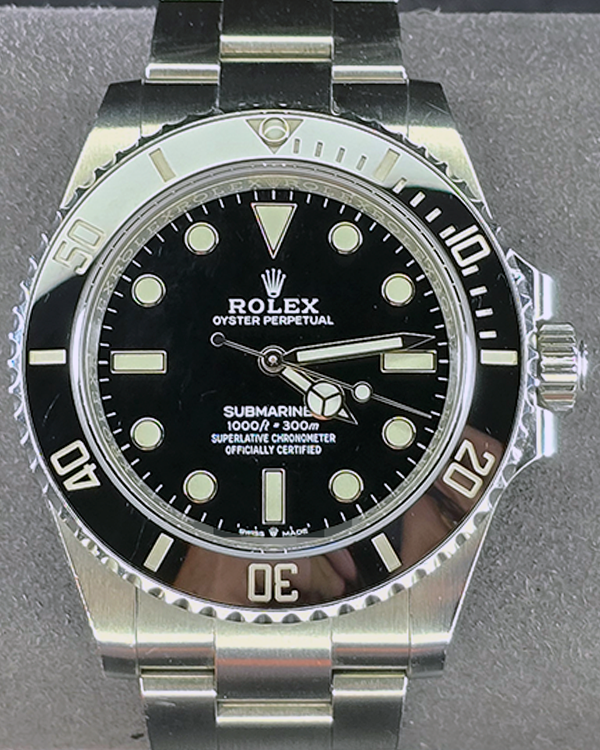 2023 Rolex Submariner No Date 41MM Black Dial Oyster Bracelet (124060)