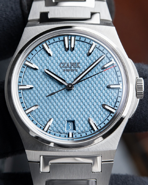 2022 Czapek Antarctique Passage De Drake Glacier 40MM Blue Dial Steel Bracelet (SXH5)