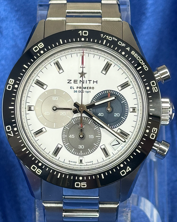 2021 Zenith Chronomaster Sport 41MM White Dial Steel Bracelet (03.3100.3600/69.M3100)