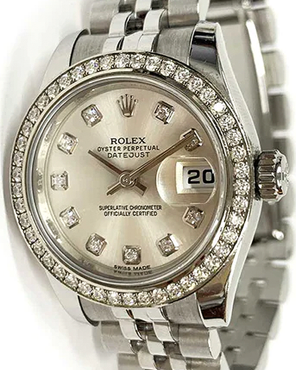 Rolex Lady-Datejust 26MM Silver Dial Jubilee Bracelet (179384)