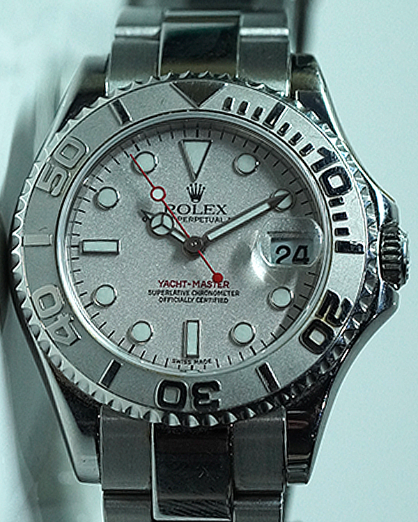 2006 Rolex Yacht-Master 35MM Silver Dial Oyster Bracelet (168622)