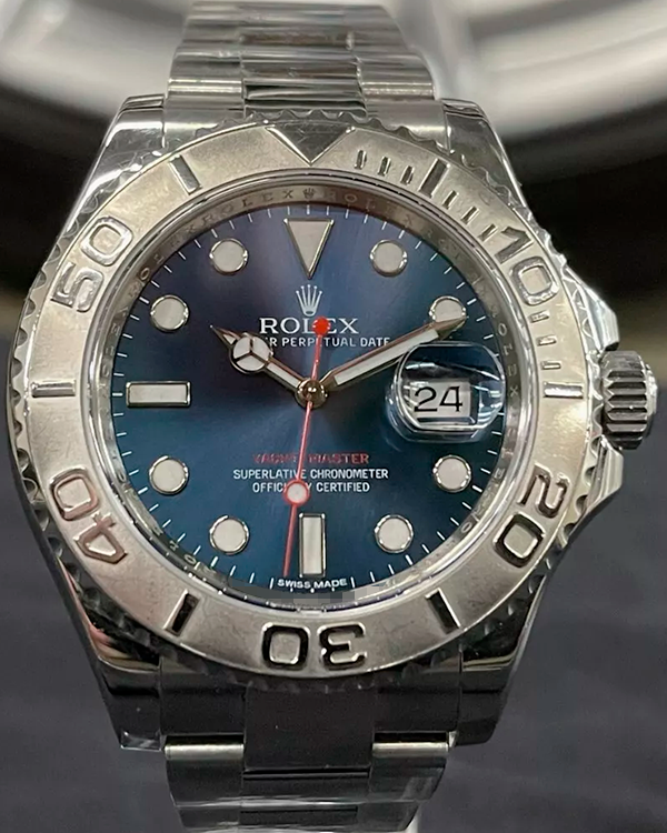 2014 Rolex Yacht-Master 40MM Blue Dial Oyster Bracelet (116622)