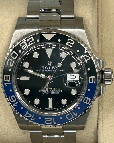 2016 Rolex GMT-Master II "Batman" 40MM Black Dial Oyster Bracelet (116710BLNR)