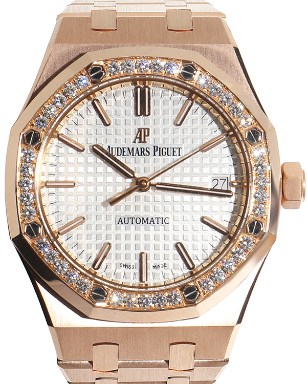 Audemars Piguet Royal Oak 37MM Silver Dial Rose Gold Bracelet (15451OR.ZZ.1256OR.01)