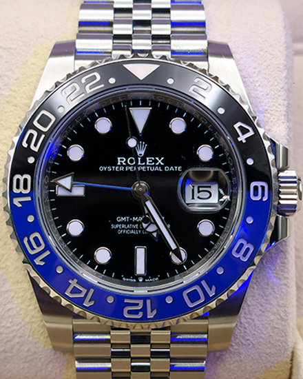 2023 Rolex GMT-Master II "Batgirl" 40MM Black Dial Jubilee Bracelet (126710BLNR)
