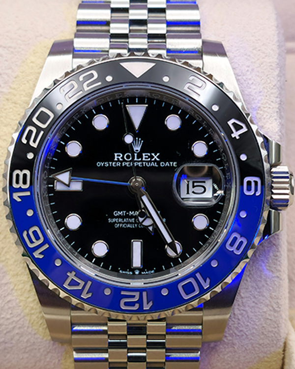 2023 Rolex GMT-Master II "Batgirl" 40MM Black Dial Jubilee Bracelet (126710BLNR)