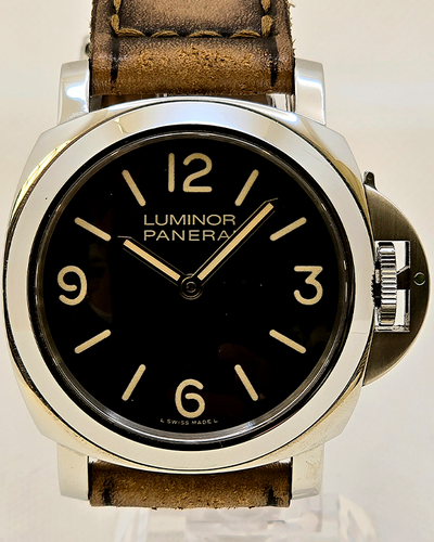 Panerai Luminor Base Limited Edition 44MM Brown Dial Leather Strap (PAM00390)