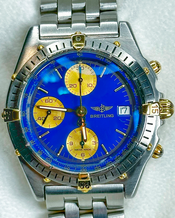 Breitling Chronomat 40.5MM Blue Dial Steel Bracelet (B13047)