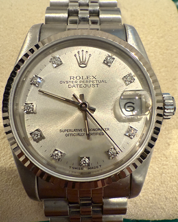 Rolex Datejust 31MM Silver Dial Jubilee Bracelet (68274)