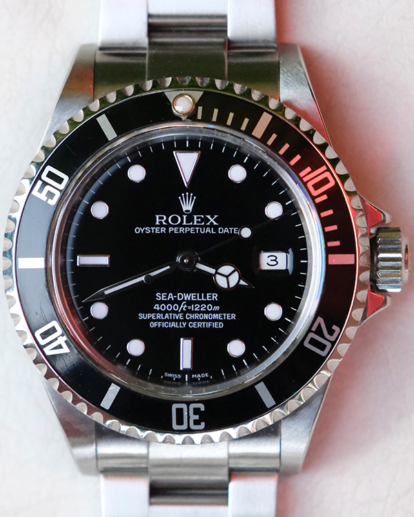 2008 (M Serial) Rolex Sea-Dweller 4000 40MM Black Dial Oyster Bracelet (16600)