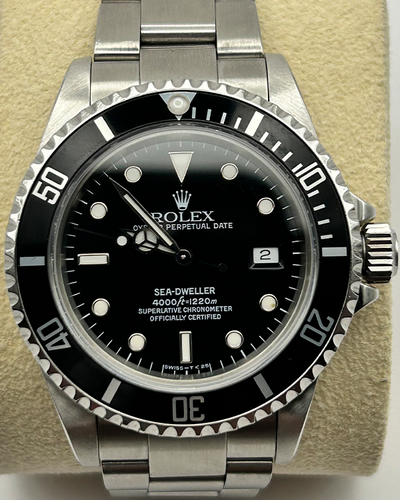 Rolex Sea-Dweller 4000 40MM Black Dial Oyster Bracelet (16600)