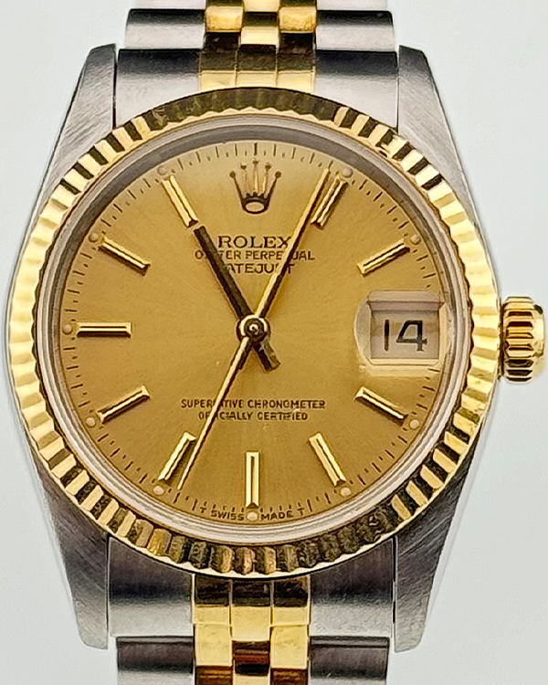 Rolex Datejust 31MM Champagne Dial Two-Tone Jubilee Bracelet (68273)