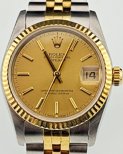 Rolex Datejust 31MM Champagne Dial Two-Tone Jubilee Bracelet (68273)