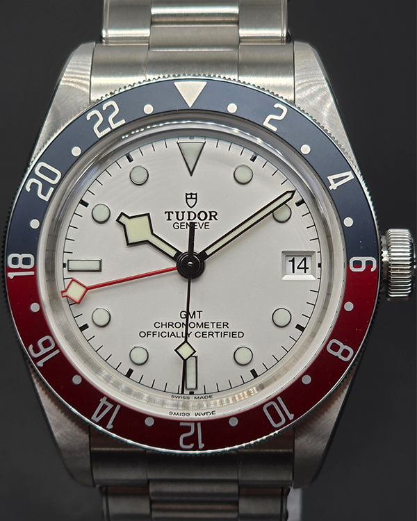 2023 Tudor Black Bay GMT "Pepsi" 41MM White Dial Steel Bracelet (79830RB)