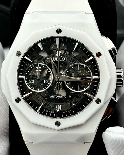 2022 Hublot Classic Fusion Aerofusion "Orlinski" L.E. 45MM Skeleton Dial Rubber Strap (525.HI.0170.RW.ORL21)