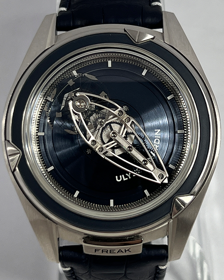 Ulysse Nardin Freak 45MM Blue Dial Leather Strap (2505-250)
