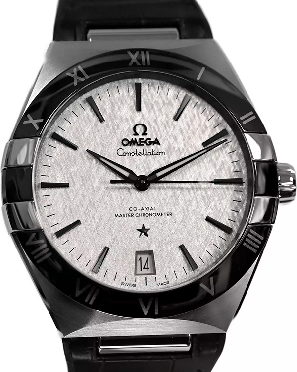 Omega Constellation 41MM Grey Dial Leather Strap (131.33.41.21.06.001)