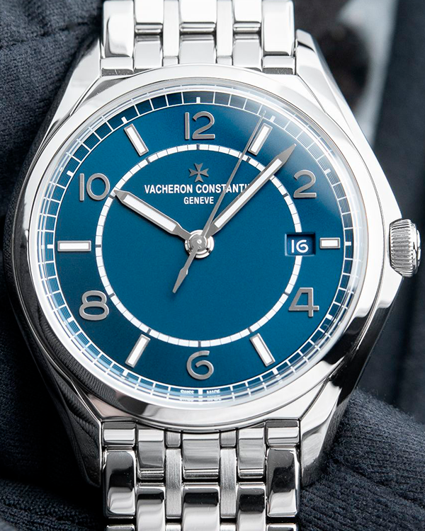 2022 Vacheron Constantin Fiftysix 40MM Blue Dial Steel Bracelet (4600E/000A-B487)