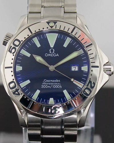 Omega Seamaster Diver 300M 41MM Quartz Blue Dial Steel Bracelet (2265.80.00)