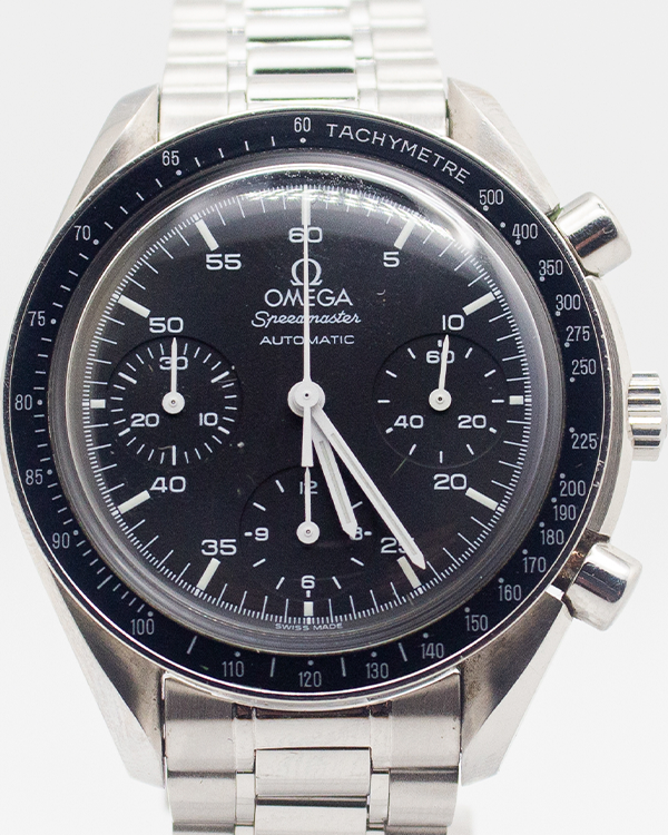 1998 Omega Speedmaster Reduced 39MM Black Dial Steel Bracelet (3510.50.00)