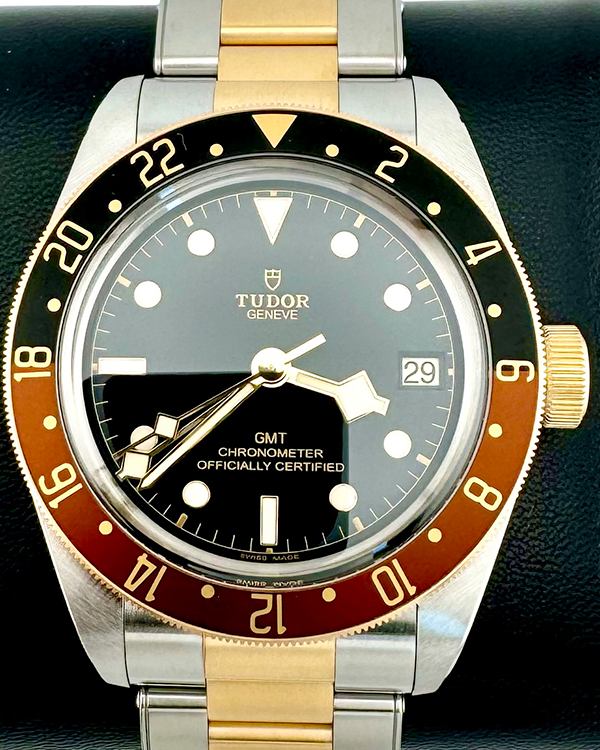 2024 Tudor Black Bay GMT S&G "Rootbeer" 41MM Black Dial Two-Tone Bracelet (79833MN)