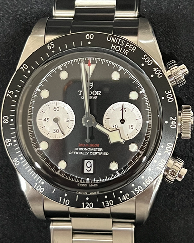 2021 Tudor Black Bay Chrono 41MM Black Dial Steel Bracelet (79360N)