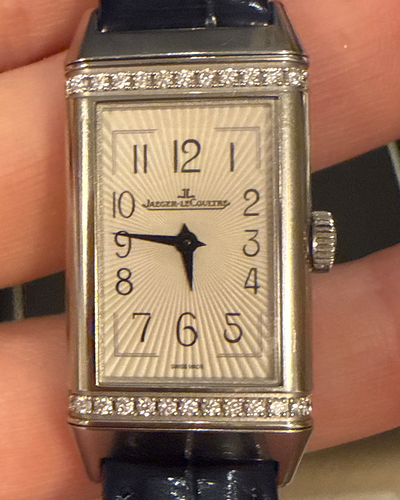 2021 Jaeger-LeCoultre Reverso One Quartz 36x21MM Silver Dial Leather Strap (Q3288420)