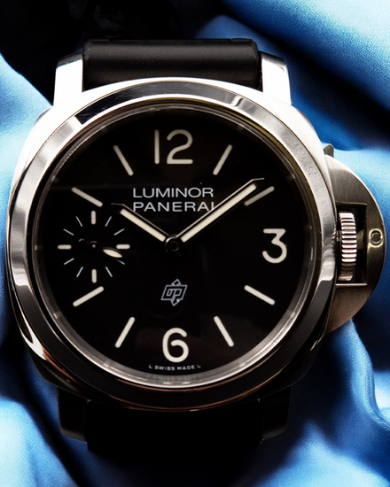 2022 Panerai Luminor Base Logo 44MM Black Dial Rubber Strap (PAM01084)