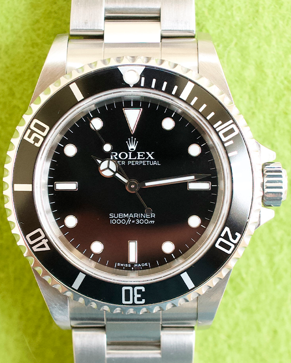 2007 (Z-Serial) Rolex Submariner No-Date 40MM Black Dial Oyster Bracelet (14060)