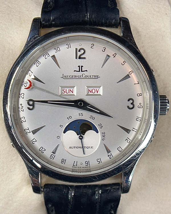 2004 Jaeger-LeCoultre Master Control 37MM Silver Dial Leather Strap (Q143842A 140.8.98.S)