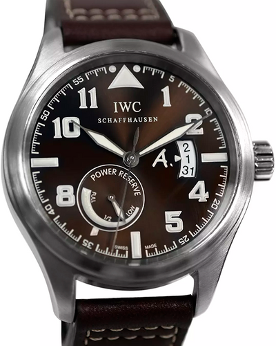 IWC Schaffhausen Pilot Antoine De Saint Exupery L.E. 44MM Brown Dial Leather Strap (IW320104)