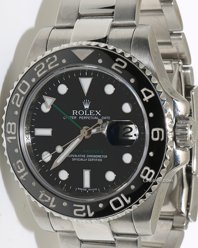 2008 Rolex GMT-Master II 40MM Black Dial Oyster Bracelet (116710LN)