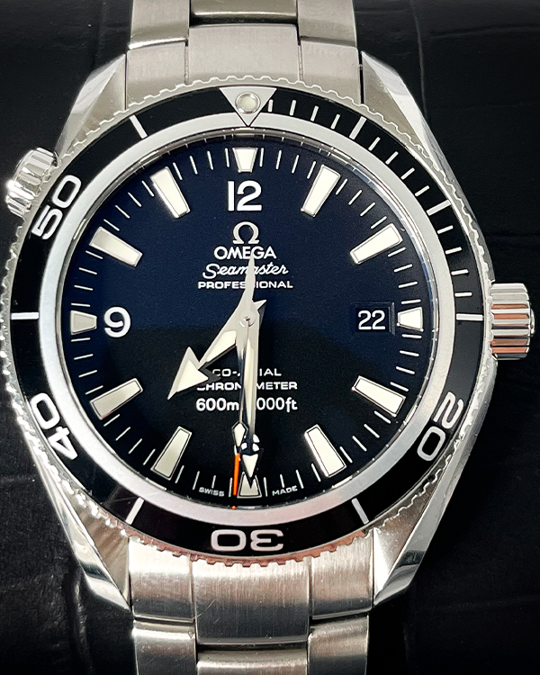 2012 Omega Seamaster Planet Ocean 42MM Black Dial Steel Bracelet (2901.50.91)