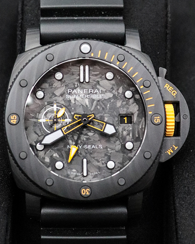 2023 Panerai Submersible "Navy SEALs" Limited Edition 44MM Grey Dial Rubber Strap (PAM01324)